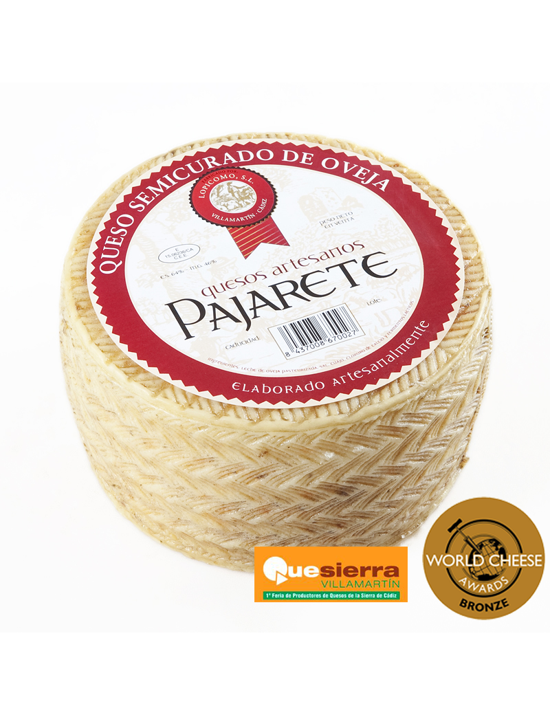 Queso De Oveja Pajarete Semicurado 400 Grs. Aprox. Queso De Oveja Pajarete Semicurado 400 Grs. Aprox.